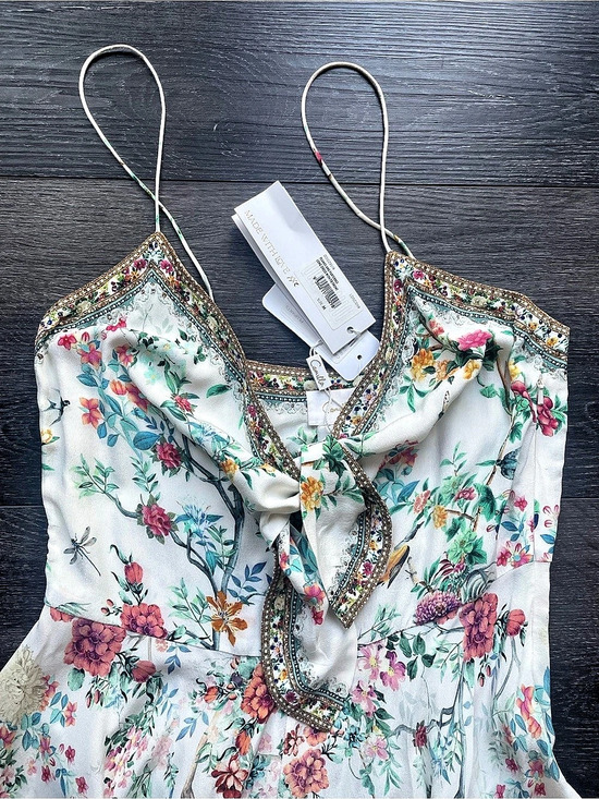 Camilla Dresses & Skirts - Camilla Pushing Daisies Floral Maxi Dress in White & Multicolor | Size M | NWT